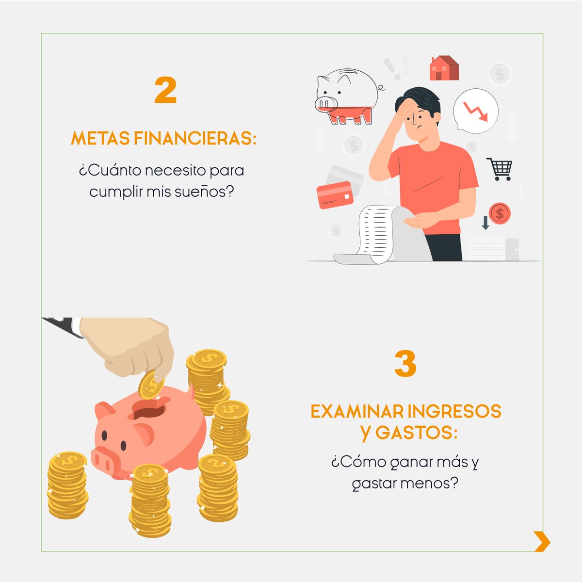 uprocach's tweet photo. 📖 𝐏𝐀𝐒𝐎𝐒 𝐏𝐀𝐑𝐀 𝐀𝐇𝐎𝐑𝐑𝐀𝐑 | #UPROCACHEDUCA
Te compartimos cinco pasos para ahorrar. ¡Ahorra y construye tu futuro!  🫶
#CooperandoJuntos https://t.co/Tbl5Fii673