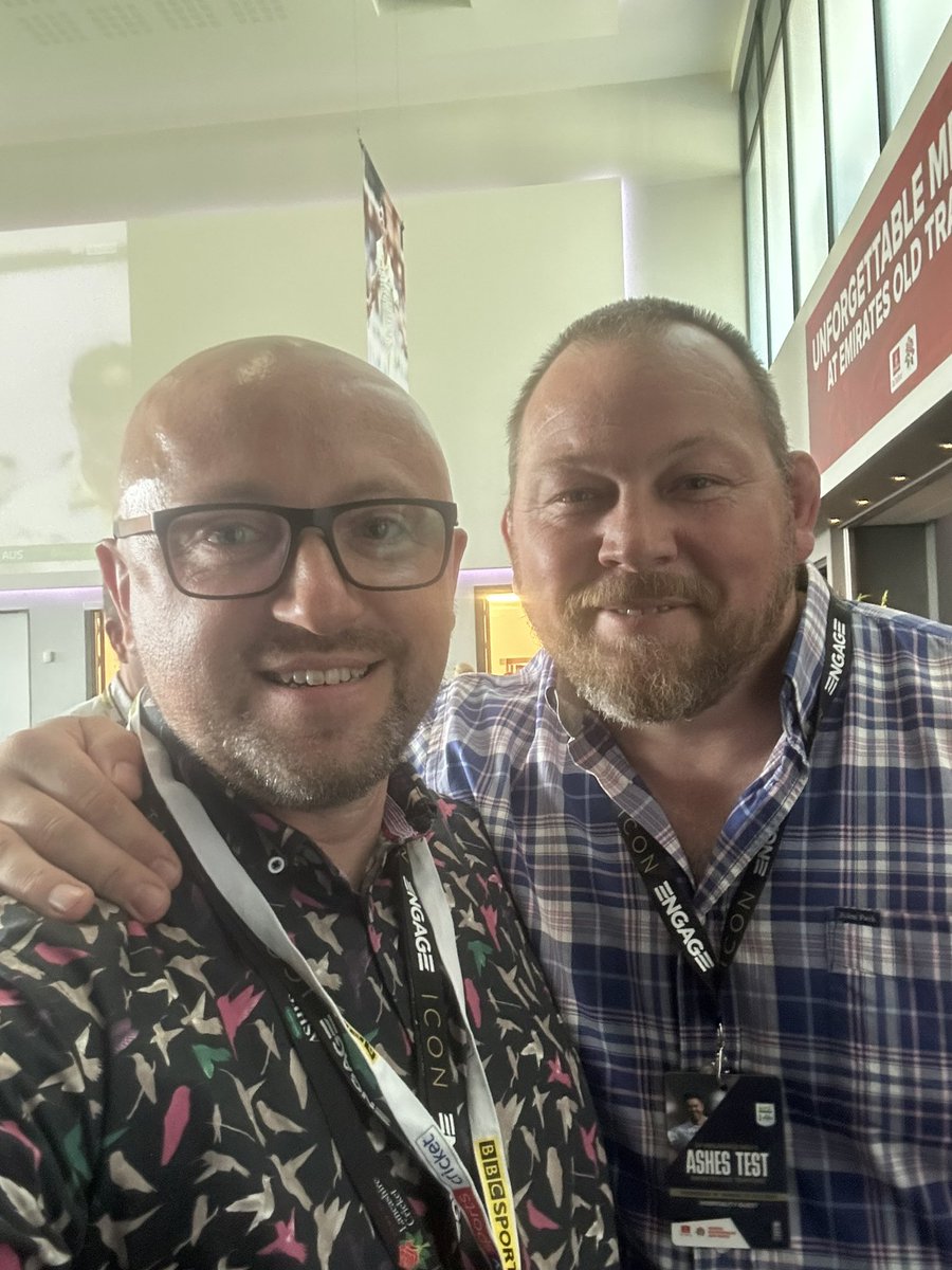djmikepeters's tweet photo. Crazy but brilliant week @EmiratesOT so far acting as hospitality lounge host &amp; MC for #TheAshes 

Interviewing David Gower, Glen McGrath &amp; meeting some brilliant people including @GNev2 &amp; @Tommo33s. https://t.co/MWLeJUtPyS