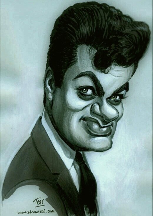 RT @TealCartoons: Tony Curtis and Kirk Douglas. 
#caricature https://t.co/gjYW4VwsSr