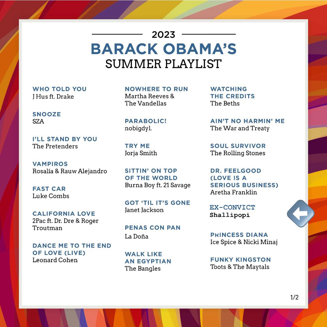 RT @provii8: Shallipopi is on Barack Obama’s summer playlist. Which kind Evian be this?? https://t.co/89IEHcvfMq