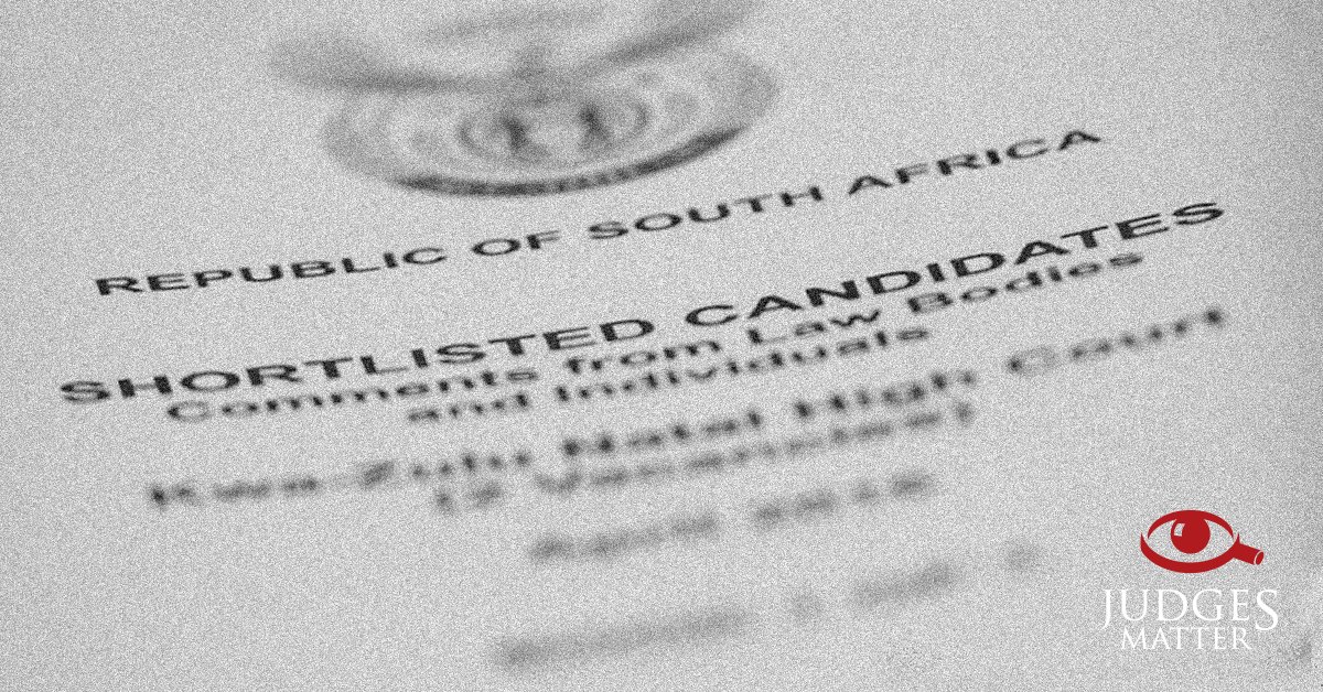 WhyJudgesMatter's tweet image. [JSC Interviews] The Judicial Service Commission has announced the shortlist of judicial candidates for the October 2023 round of interviews, scheduled to take place 2 - 6 October 2023.
See the full list of candidates, and learn more about them here: bit.ly/3pXGham…