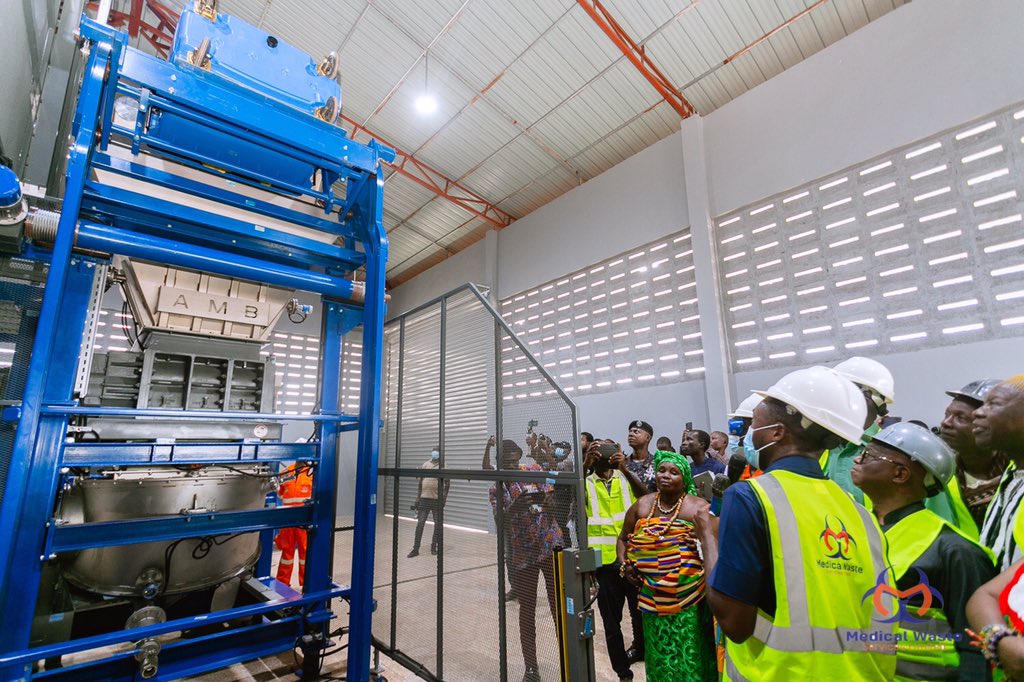 ZoomlionLtd's tweet photo. Ho Medical Waste Facility has been successfully commissioned, an achievement made possible by the unwavering support of the Government of Ghana and the dedication of our incredible team.

#HoMedicalWaste https://t.co/BJw8wCL5Sz
