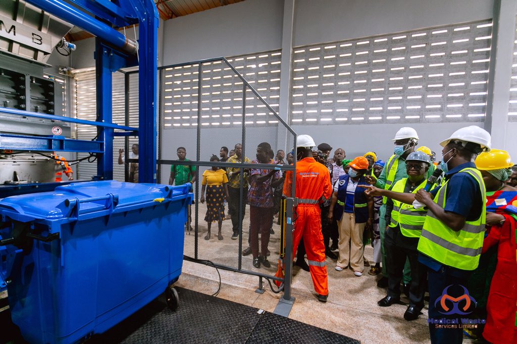 ZoomlionLtd's tweet photo. Ho Medical Waste Facility has been successfully commissioned, an achievement made possible by the unwavering support of the Government of Ghana and the dedication of our incredible team.

#HoMedicalWaste https://t.co/BJw8wCL5Sz