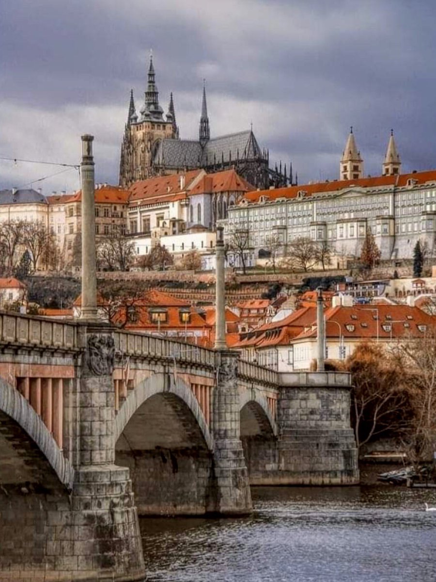 Mánes Bridge, Originally named the Archduke Bridge by Archduke Franz Ferdinand of Austria, it was renamed Mánes Bridge in 1920 who was a famous Czech painter.
