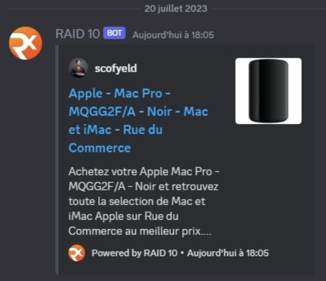 Erreur De Prix . fr tweet media