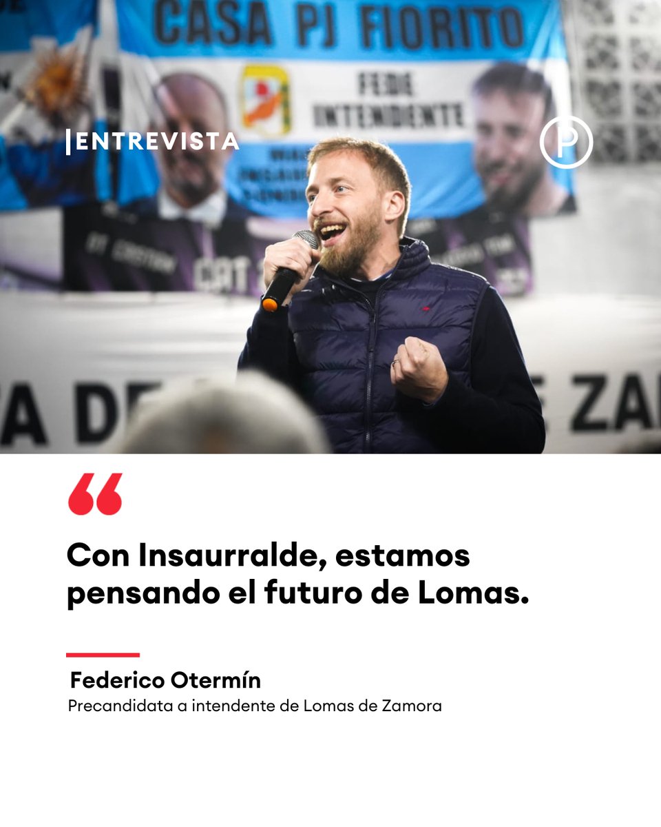 ⭕ Otermín hace un parate en medio de su raid diario y recibe a Letra P

👤 Se propone ser "el puente del municipio con la modernidad” y afirma que tiene muchas expectativas puestas en Massa, de quien destaca la “integralidad”

🔗 bit.ly/3pXHXka
✍️ <a href="/Macarena_ram/">Macarena Ramírez</a>
