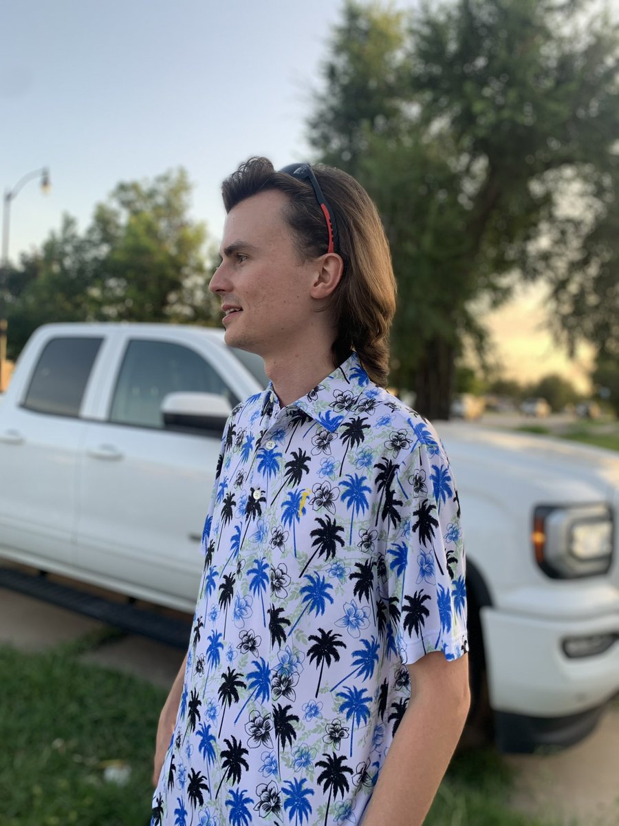 YungG_08's tweet photo. Another satisfied customer! You don’t have to golf or even think about golfing. They just stand out and are great conversation starters. If you buy 2 polos you get a hat free! Also first time orders get 10% off. Click the link or link in bio! https://t.co/OphFdIU0gQ https://t.co/i6q3ReyVT3