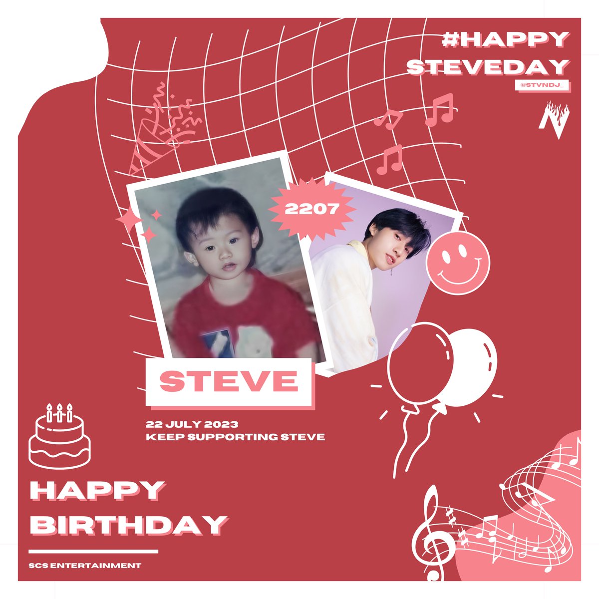 official_nevel's tweet photo. [🎂] HAPPY BIRTHDAY TO STEVE

Semoga panjang umur, sehat selalu, dan dilancarkan setiap jalannya, serta semakin sukses kedepannya bersama NEVEL😇

LIVEN jangan lupa untuk komen harapan dan doa Ulang Tahun kalian untuk Steve ya❤

#NEVEL #SteveNEVEL #HAPPY_BIRTHDAY_Steve #HAPPYSTEVEDAY #THENEXTERA #NEWINDENTITY #SCSENTERTAINMENT