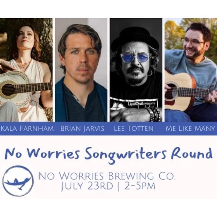 I cannot wait for Sunday! I’ll be joining the incredible <a href="/KalaFarnham/">Kala Farnham</a> <a href="/bjarvismusic/">Brian Jarvis</a> and <a href="/MeLikeMany/">MeLikeMany</a>  from 2-5 to share stories and songs <a href="/noworriesbeer/">no worries brewing</a> ! Not only does No Worries make amazing beer, but they make original songwriters feel at home. Come on out!