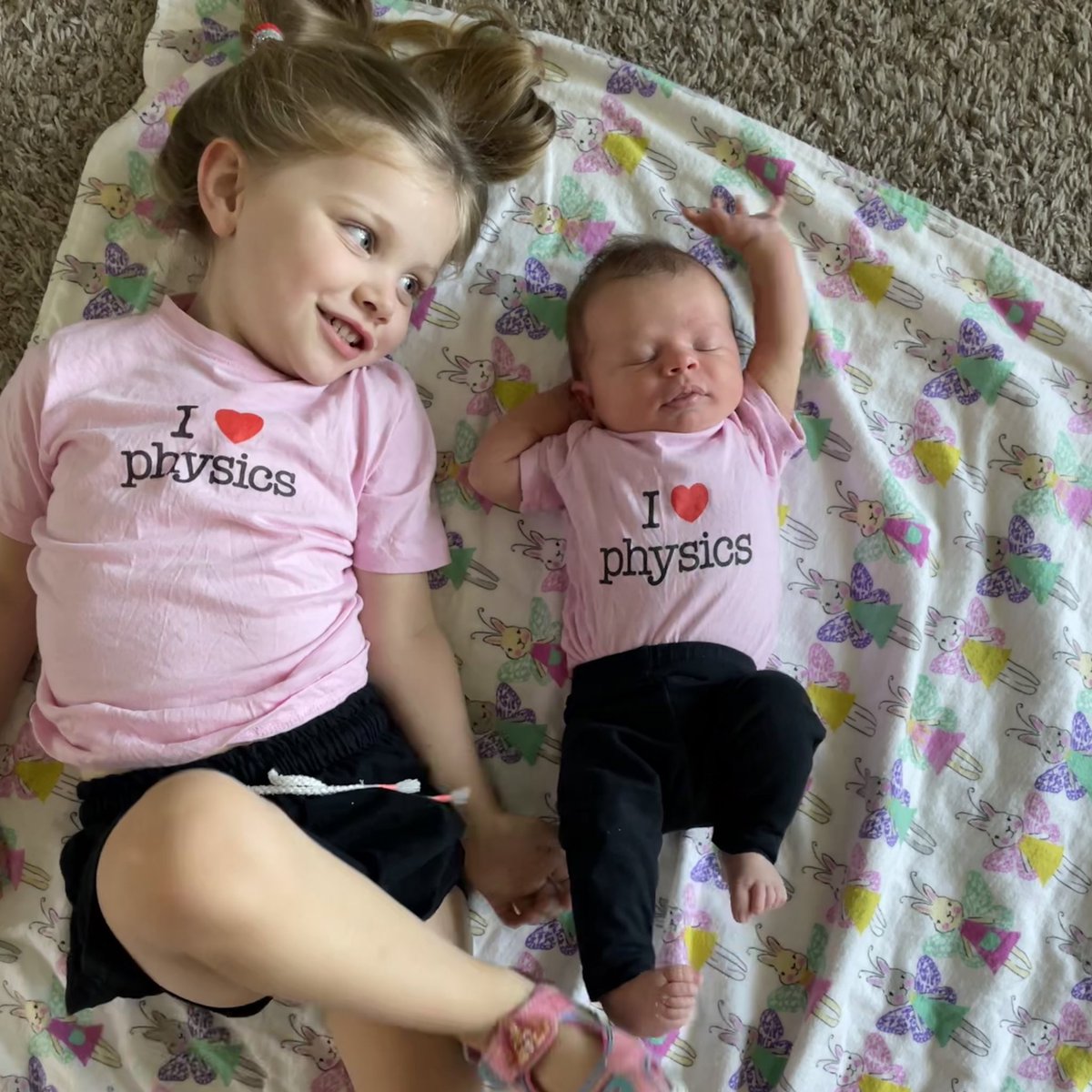 Thanks for the shirts, Physics 2 class of ‘23!