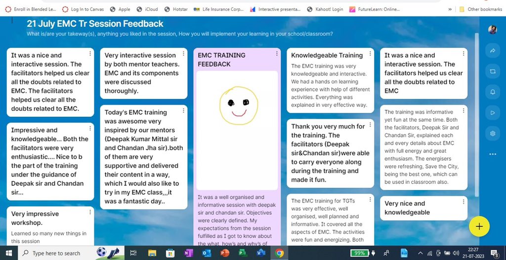 IamCJha's tweet photo. #EMCTraining 

“I think it’s very important to have a feedback loop, where you’re constantly thinking about what you’ve done and how you could be doing it better.”
~ @elonmusk 

Hearing back from the participants made our day!

@Dir_Education @gupta_iitdelhi
@SCERT2021 @PbpandeyB https://t.co/w64YwFhl2T