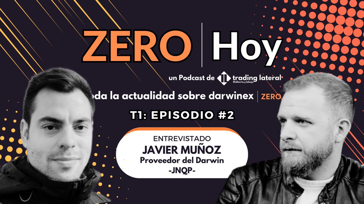 El domingo 23 a las 12:00h (España) tenéis todas las NOVEDADES sobre <a href="/DarwinexZero/">Darwinex Zero</a> en el canal.

Y entrevistamos al proveedor del "Zeta" JNQP que tras la creación de su Darwin se posiciona directamente en la parte alta de la tabla.