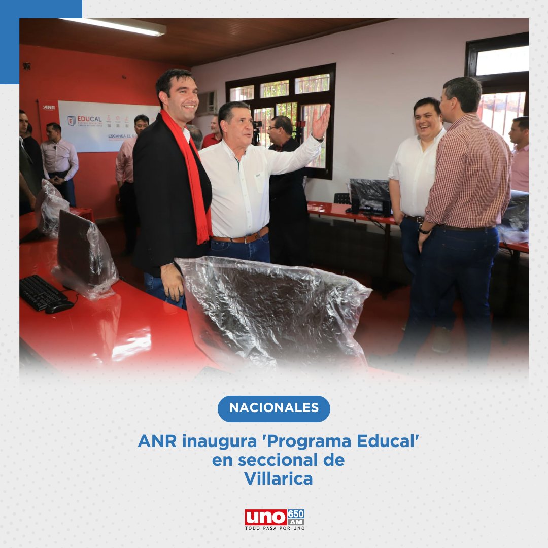 Radio Uno 650 AM on Twitter "Inauguran el Programa Educal en Villarrica 📌A través del espacio