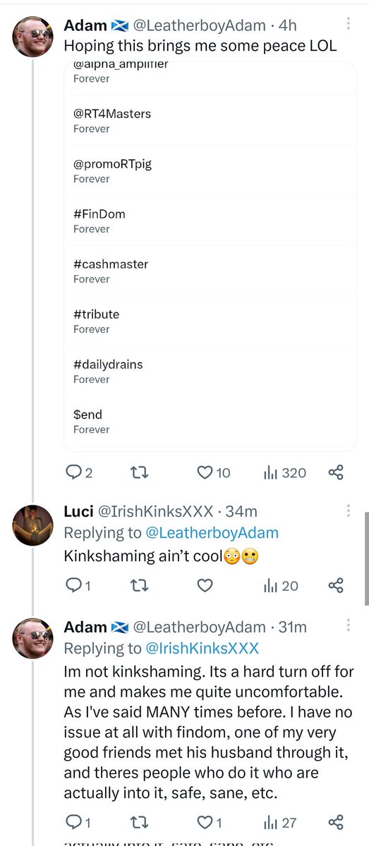 Boarhawke's tweet photo. @IrishKinksXXX This was because you stuck your nose into something that had nothing to do with you and didn't like the response. Grow up. https://t.co/kBJchkHMzv