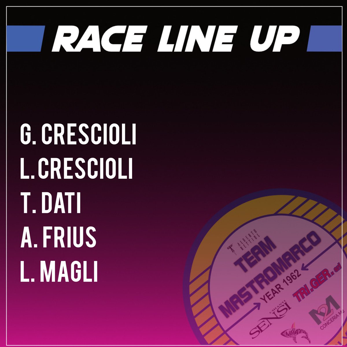 Domenica saremo impegnati alla Bassano - Monte Grappa. Una gara che prevede l’arrivo in cima alla estenuante ascesa dove è posto il sacrario che ricorda i caduti della Grande Guerra. Il lotto dei partenti sarà sicuramente di prim’ordine e dove il Team Mastromarco vuole fare bene.