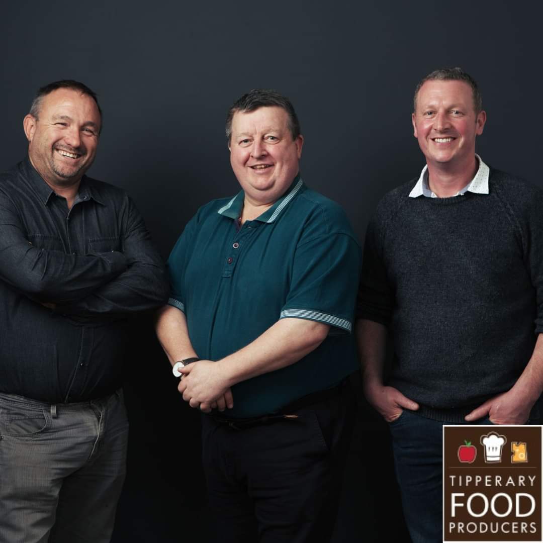 tippfood's tweet photo. What do you get when you mix a butcher, a farmer, and a chef, all from Tipperary, and a mobile food kitchen? Answer: @3menTipp , delicious artisan ketchup, and a Great Taste Award!  Meet Eamon Crowe, JK Walshe and JJ Healy!
#TippFood https://t.co/ieBmLLx5Q6