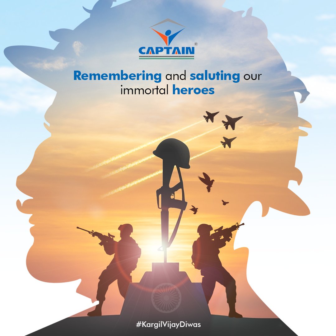 Remembering the heroes who fought with unwavering courage and reclaimed our precious land. Let's honor their bravery and never forget their sacrifice. Happy Kargil Vijay Diwas!

#KargilVijayDiwas #CaptainSteel #FoundationOfTrust #TMT #TMTBars