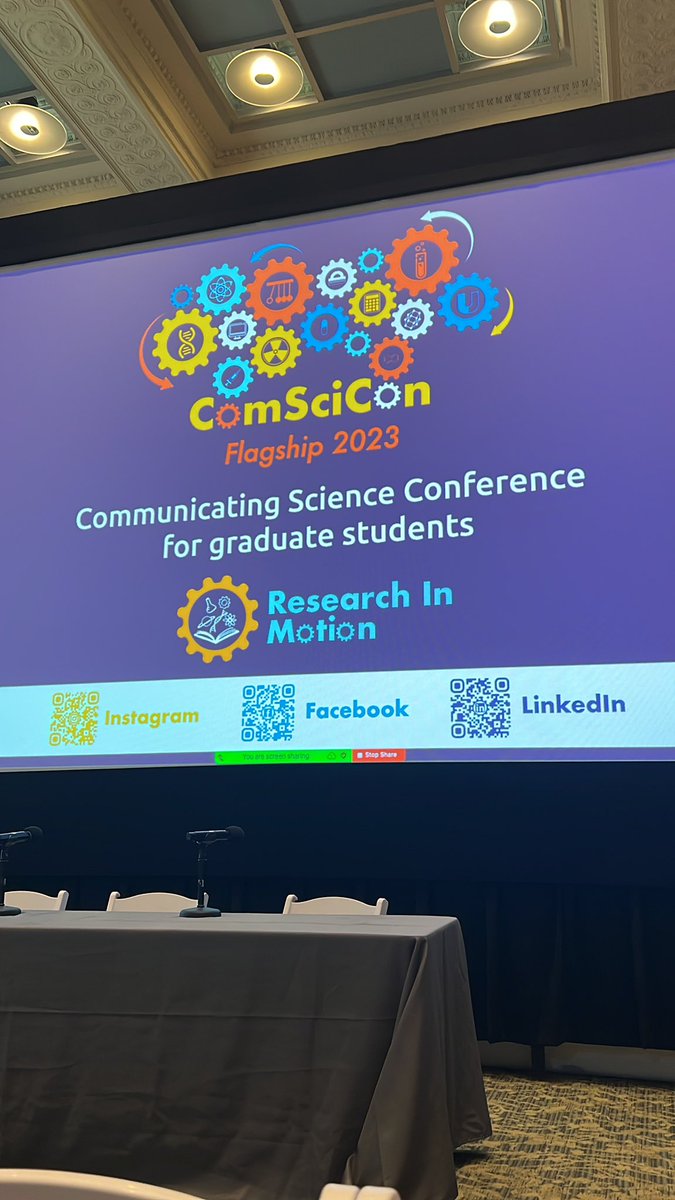 Thrilled to be at #ComSciCon!