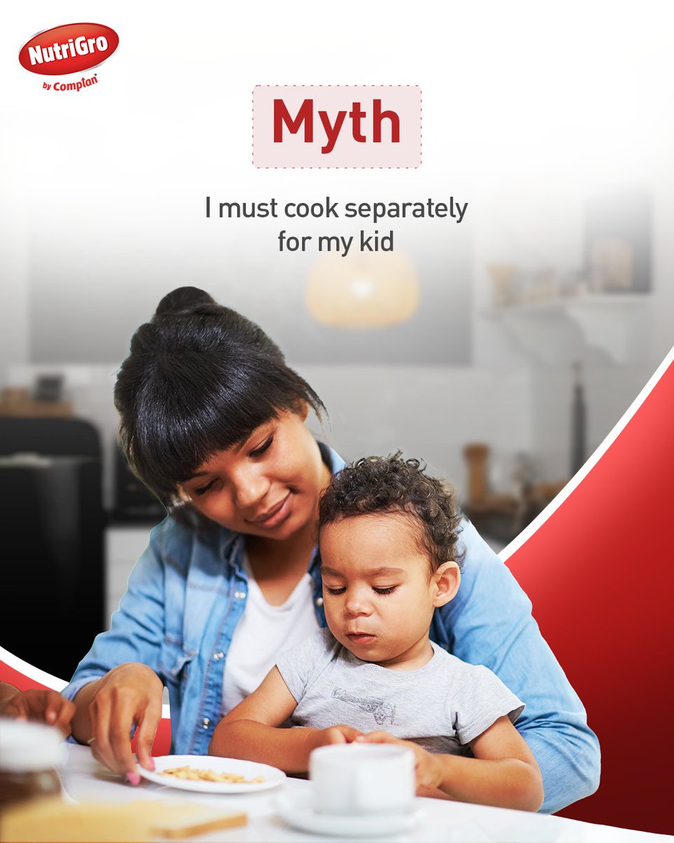 NutrigroComplan's tweet image. Always treat them equally when it comes
to food habits to develop a familiar taste and eating
habits.

#NoCompromise #MythBusters #complan #nutririon
#growth #kids #parents #parenting #healthylifestyle
#proteins #health #immune #bones #complannutrigro #children #healthyfood