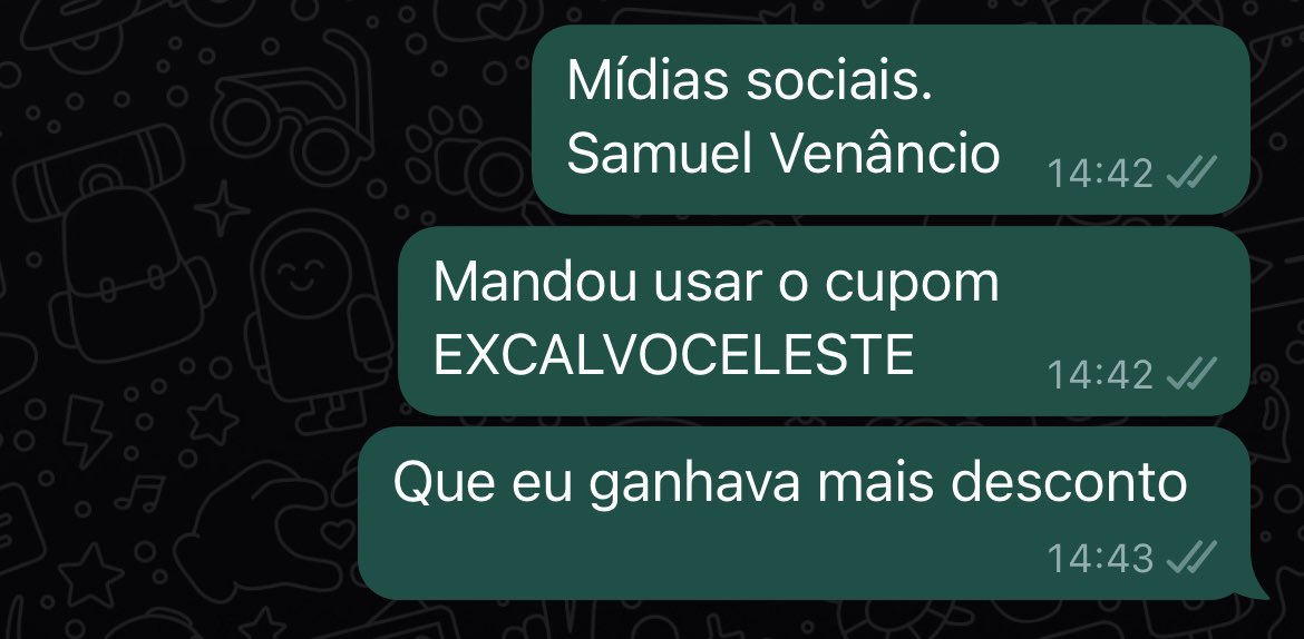 GabrielxxCastro's tweet photo. @samuelvenancio o mkt reverso deu certo!
Foi por vcs CCC (comunidade dos calvos celestes) https://t.co/qVboTxnSA1