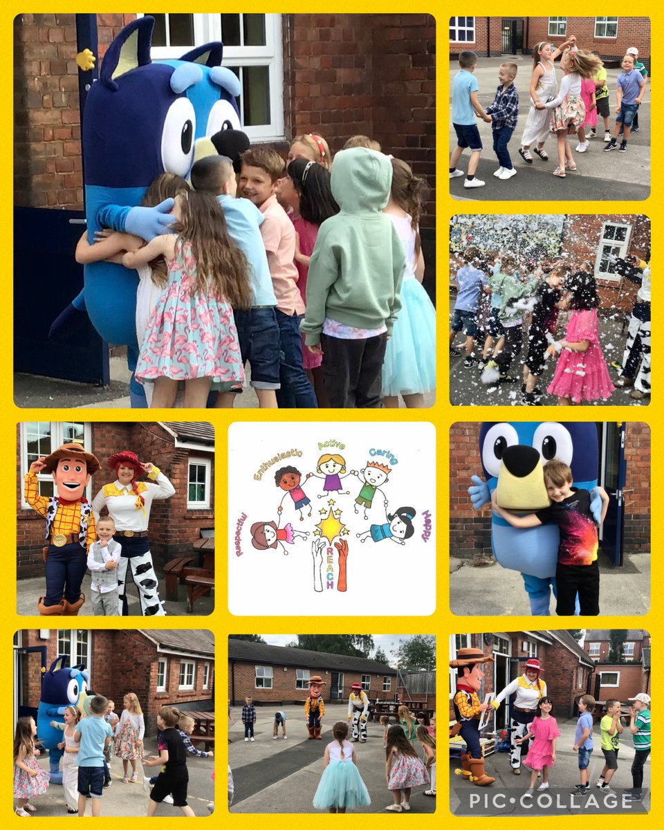 Our special celebrity guests were a great hit at our year 2 leavers’ party! We wish all our children every success in  the future! 🥰 #REACH <a href="/MarlpoolF/">Marlpool Federation</a>