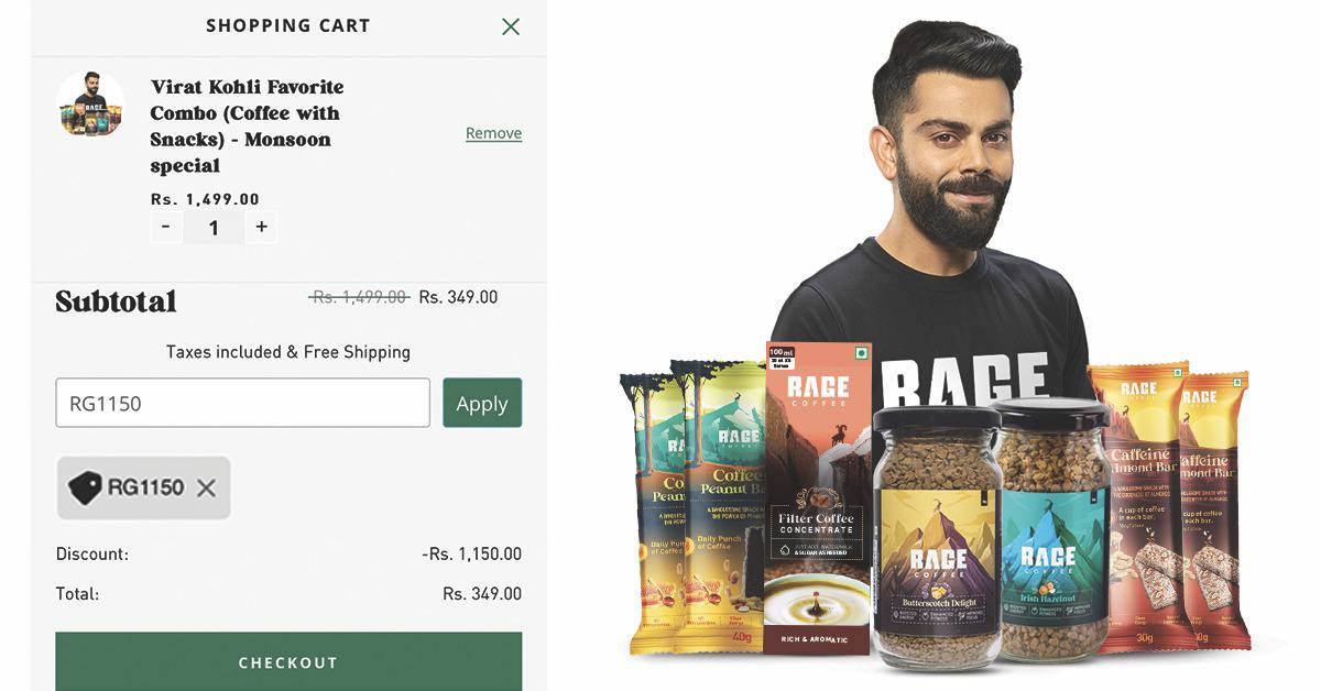 thesandp's tweet photo. Rage Coffee Big Loot : 2 different flavour 50g Instant coffee + 2 Peanut Bars + 2 Almond bar + 1 pack of 5 Liquid coffee concentrate Sachets at ₹349

Apply Code : RG1150

Link : https://t.co/B3Rj3lfq1S https://t.co/CbuAe7uOHV