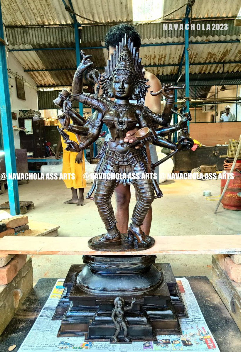 Navachola's tweet photo. Grand WAX Wrok of " Sri Mahasarva prashitha Bhadrakali "
#OrderWork #thailand #SwamimalaiBronze #bronzecasting https://t.co/rxQLBrlvJ0