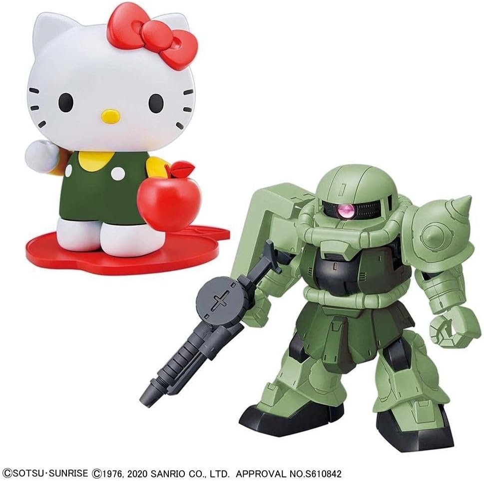 Wario64's tweet photo. Bandai Hobby - Hello Kitty/Zak II [SD Gundam Cross Silhouette] Model Kit is $25 on Amazon https://t.co/a41sTKJCgx #ad https://t.co/GZYwBP4oyb
