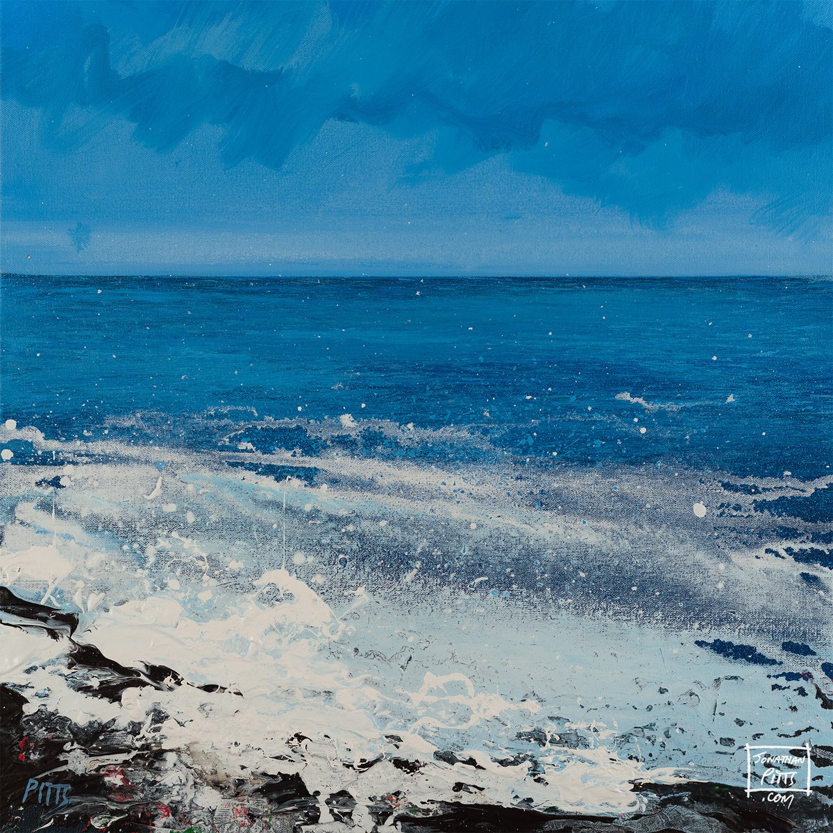 New artwork, 'Out to Sea I' acrylic on canvas