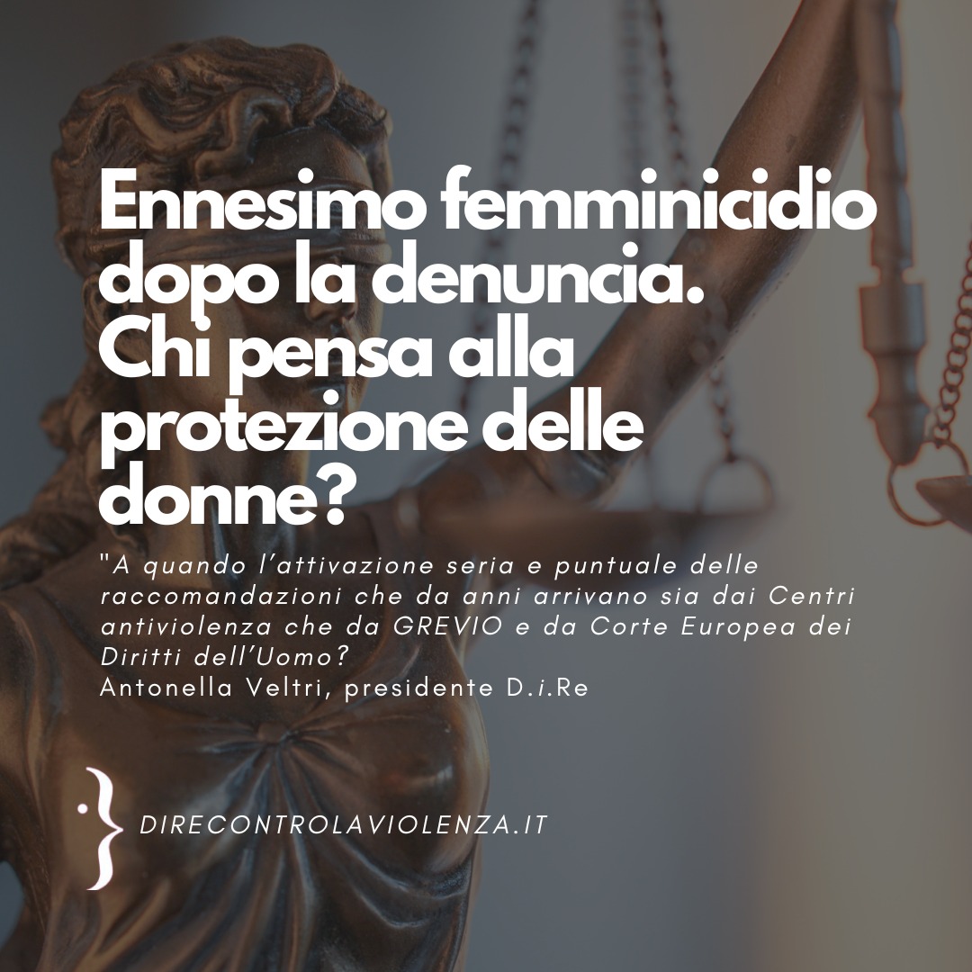 diredonneinrete's tweet photo. Nuovamente si discute di come si sarebbe potuta evitare la morte di una donna per mano dell’uomo che aveva denunciato. Mariella Marino doveva essere protetta da chi, invece, ha deciso che il percorso riabilitativo sia di per sé tutelante per la vittima. https://t.co/gRDi3lQHBk https://t.co/sWIYkCjhDM