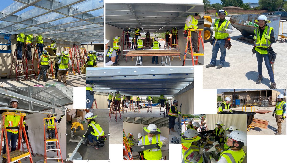 OMG! I literally got goosebumps seeing recently graduated students (Warren HS CTE Construction classes) working with other NISD CTE HS grads! They are my WHY for teaching and I could never be prouder of them! Thank you! <a href="/NISD/">Northside ISD</a> <a href="/melg2005/">Melissa Hurst</a> <a href="/NicoleEEsparza/">Nicole Esparza</a> <a href="/NISDWarren/">NISDWarren</a> <a href="/MadiOrtega10/">Madison Ortega</a>