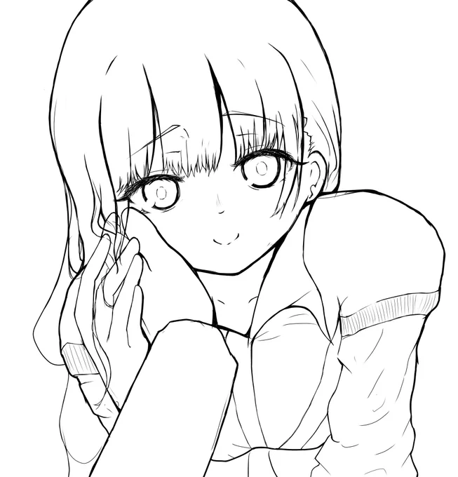 #僕ヤバ
#僕の心のヤバいやつ
#イラスト
#線画
線画描けましたぁ〜!
塗るのは明日かな(๑╹ω╹๑ ) 