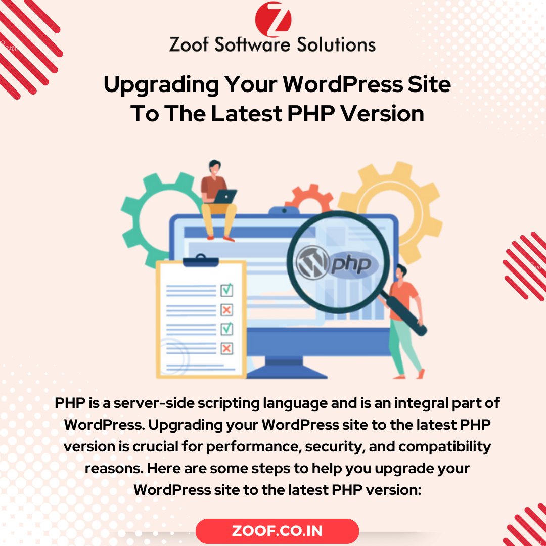 ZoofInc's tweet image. Upgrading Your WordPress Site To The Latest PHP Version
✔️Feel free to ask any query at info@zoof.co.in
✔️For more detail visit: zoof.co.in
.
.
#wordpress #PHPversion #WordPressUpgrade #LatestPHPVersion #PHPUpdates #WebDesigners
#SiteOptimization #WebDevelopment