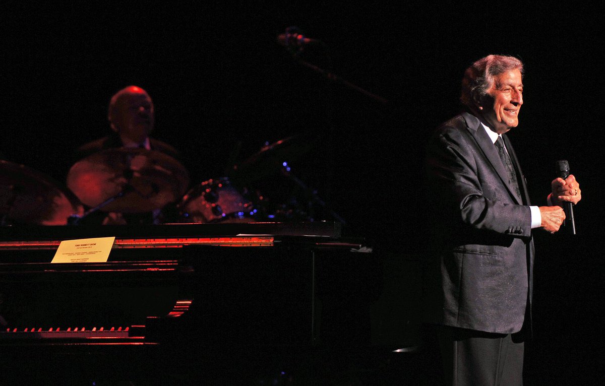 #riptonybennett I photographed him performing in the #lehighvalley in 2014