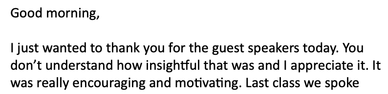 Child Dev folks: Anyone want to give a talk about your research with my Child Dev class in the fall? I can pay a small honorarium ($100, possibly more). Must be v undergrad-friendly.  POC to the front, please!

My students love hearing from guests (see email from last year)!