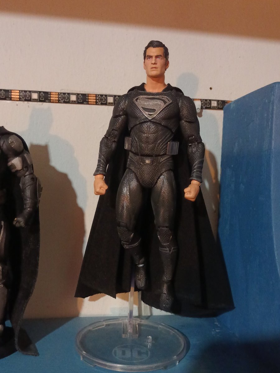 ElasToro7's tweet image. My new  Custom repaint and mod Superman Zack Snyder JL Mcfarlane

#RestoreTheSnyderVerse