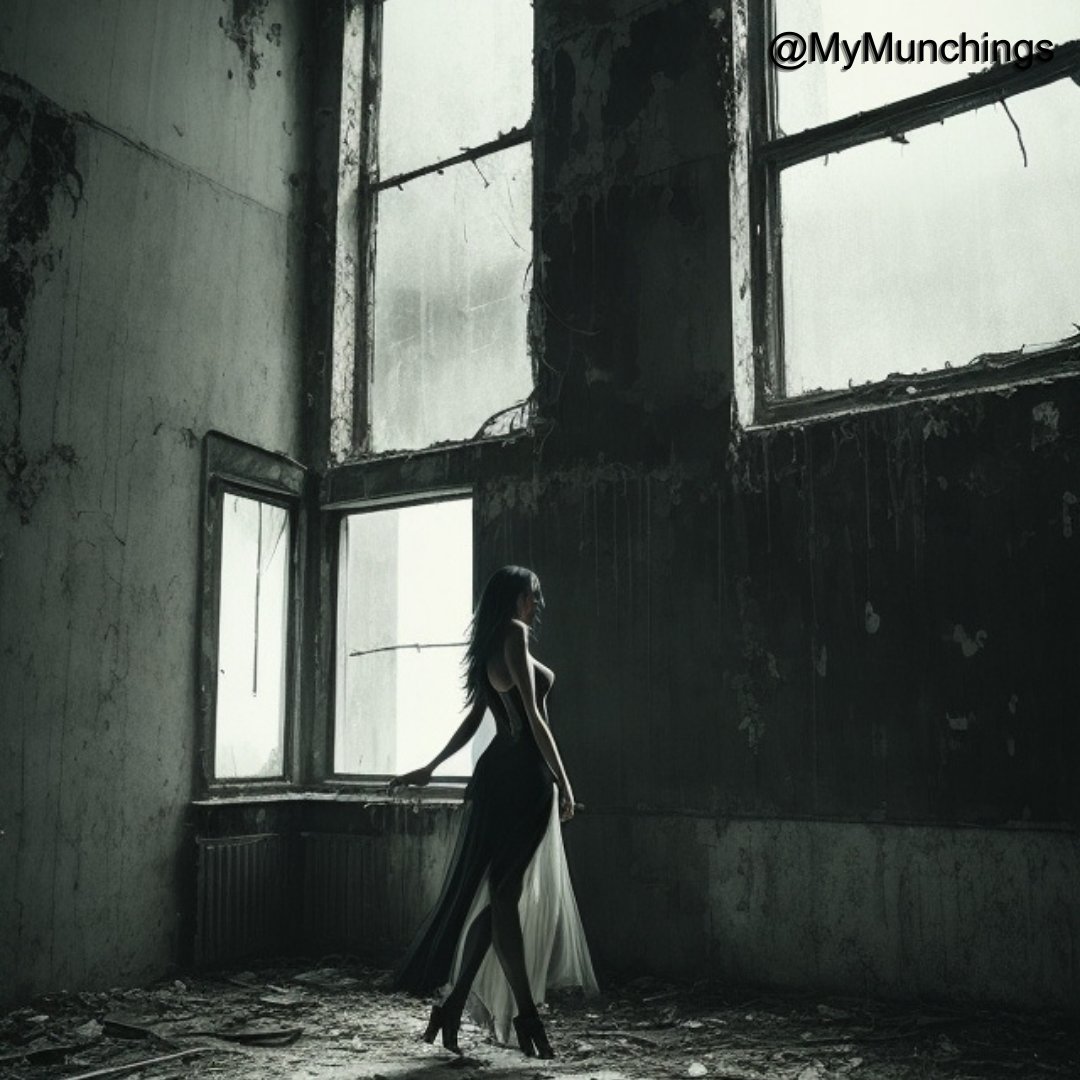 MyMunchings's tweet photo. The Ghostly Glimmer in the Abandoned Warehouse!!
The eerie girl stands, an enigmatic silhouette bathed in haunting lights that pierce through the desolate windows.
#MyMunchings #Imagination #Art #DigitalArt #EerieGirl #HauntedWarehouse #FadingShadows #EnigmaticSilhouette https://t.co/fo5ZovBksl