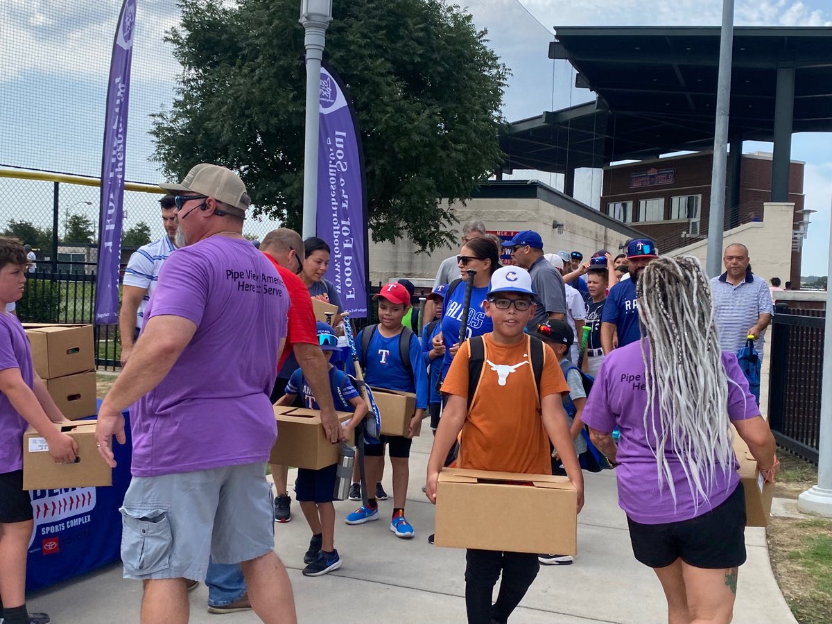 #FunFactFriday 🟣

Did you know that every Friday this summer (including today) #FFTS has had a Food Distribution Event feeding the hungry in our community? We are thankful for our partners of the TX Rangers Baseball Foundation &amp; Marcus Semien Foundation that makes this possible!