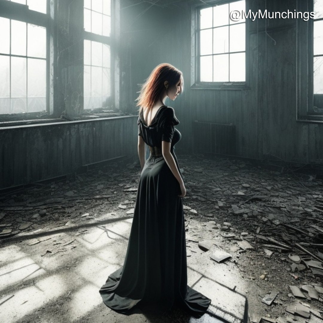 MyMunchings's tweet photo. The Ghostly Glimmer in the Abandoned Warehouse!!
The eerie girl stands, an enigmatic silhouette bathed in haunting lights that pierce through the desolate windows.
#MyMunchings #Imagination #Art #DigitalArt #EerieGirl #HauntedWarehouse #FadingShadows #EnigmaticSilhouette https://t.co/fo5ZovBksl