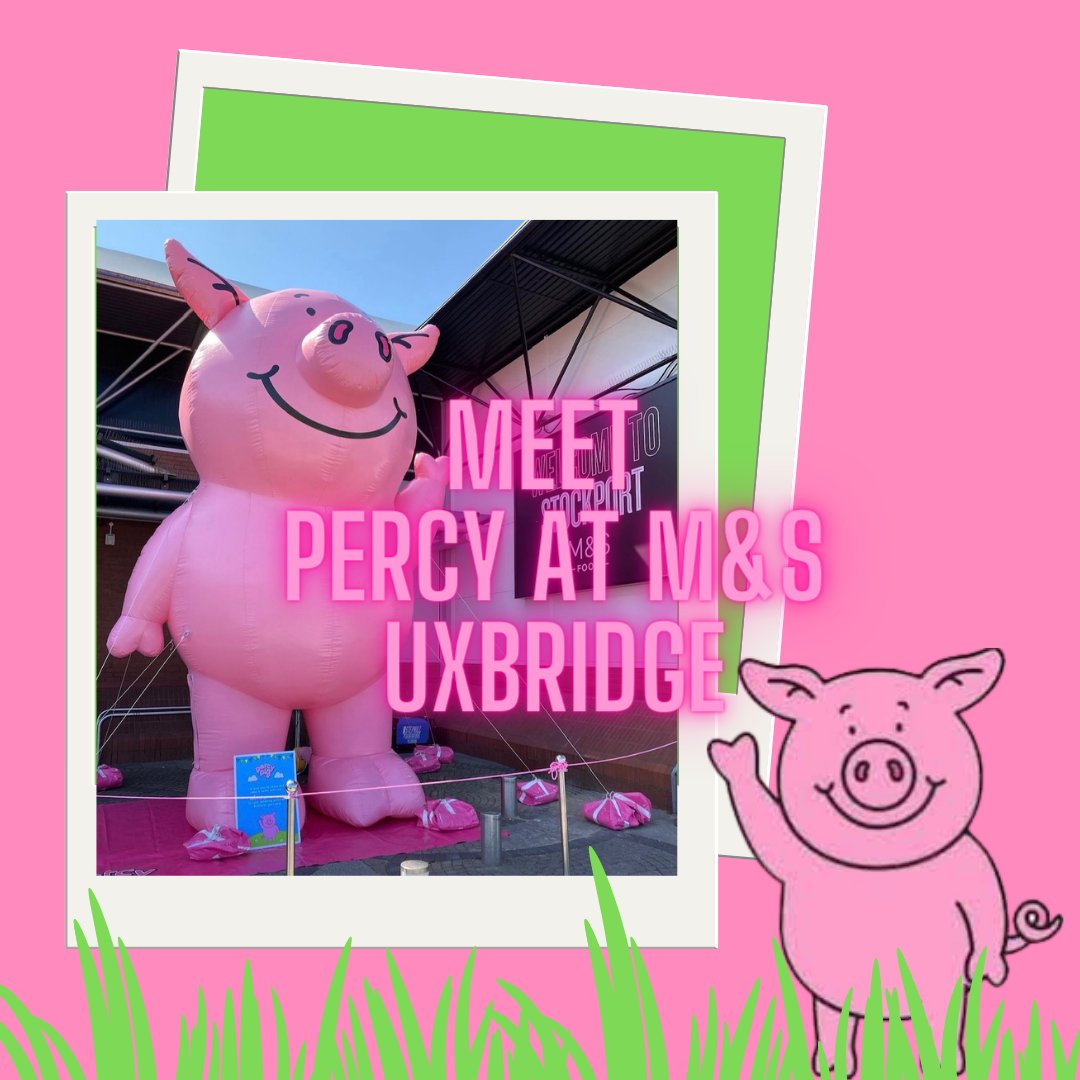 M&amp;S Uxbridge are celebrating their brand new and improved store and food hall, and they have a special guest…yes, you guessed it, PERCY!

A GIANT Percy Pig will be in Uxbridge town centre (outside the M&amp;S store) from 9am to 4pm on Tuesday 25th July!