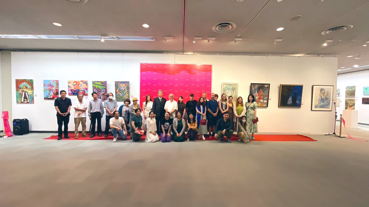 waveofnara's tweet photo. What a special exhibition, following last year's Nara exhibition and another stunning presentation. Thanks to all my friends for their support!

#奈良潮 #奈良国際現代美術展 #奈良市 
#thewave2023 #waveofnara #art #modernart #theriseofmodernart #WhatsArt #每日美術 #dailylive #奈良 https://t.co/jF6dXVYsYB
