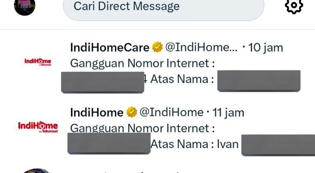 ivannwagner's tweet photo. @IndiHomeCare Halo indihome, dr pagi saya udh buat laporan via DM tapi ga direspon.. https://t.co/UbdgfF4xxW
