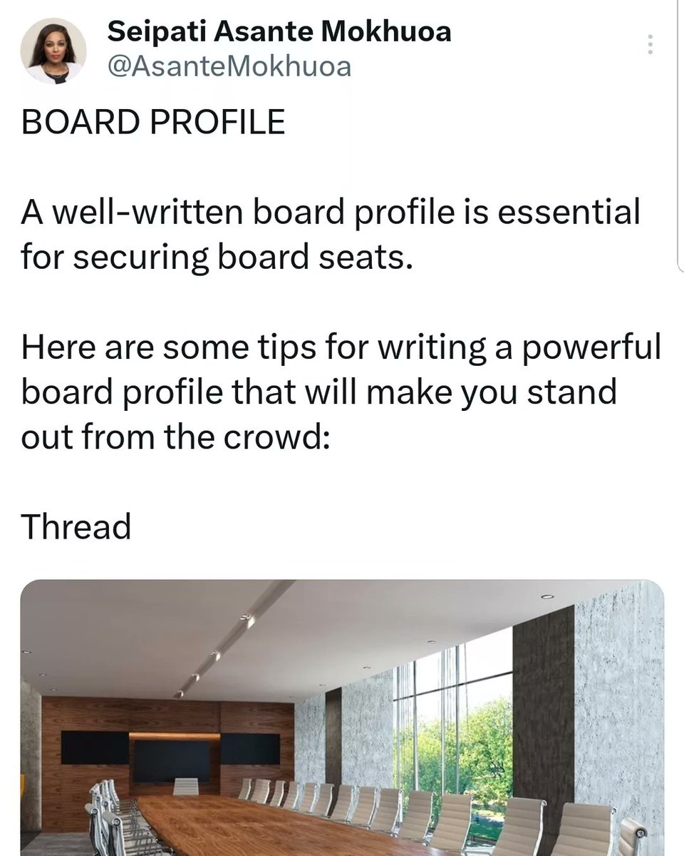 Hi All please note that our founder <a href="/AsanteMokhuoa/">Global Board Consortium (GBC)</a>' twitter account was blocked/suspended on the 17th of July. Twitter is seemingly not keen on unblocking the account. 

We will be posting the #AskAsanteOnBoards tweets from this account while we figure out the best way forward.
