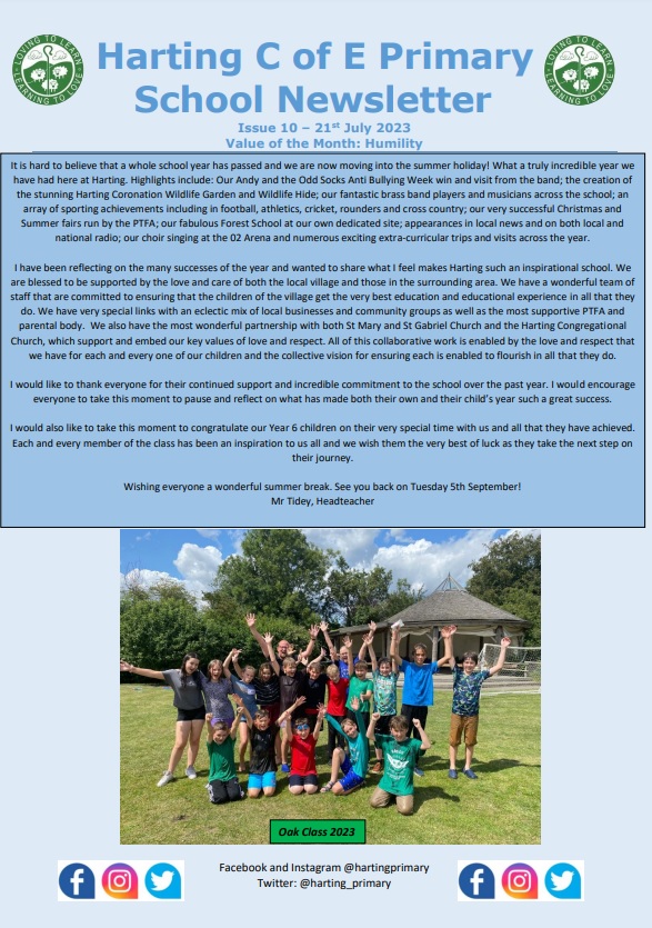 Harting CofE Primary School tweet media