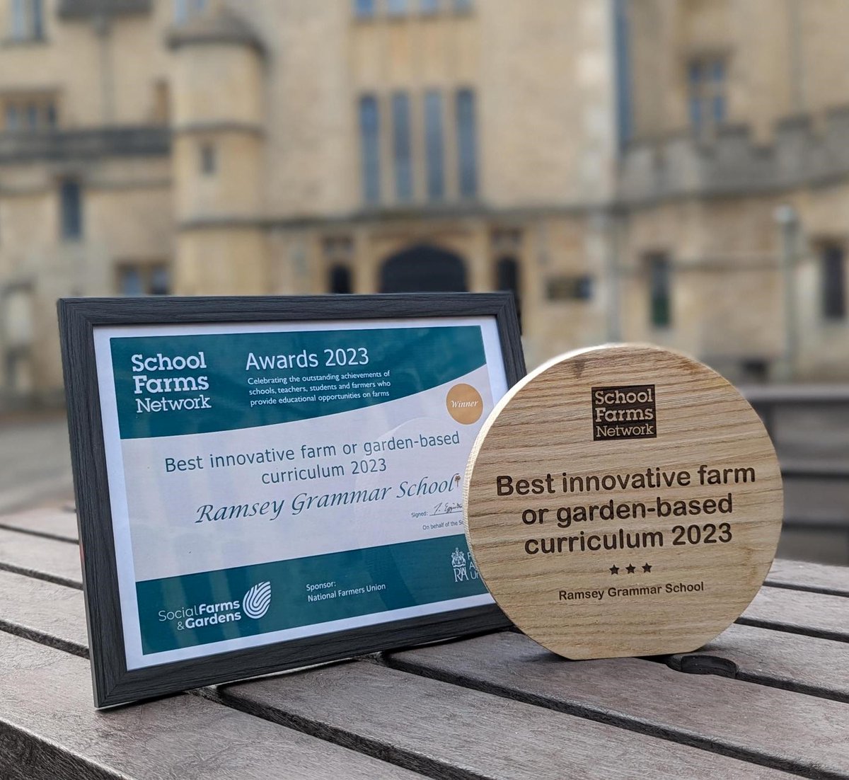 Miss Arthur &amp; Miss Teare attended The Educational Farming Awards 2023 at the Royal Agricultural University and were thrilled to win “Best innovative farm or garden based curriculum", recognising the RGS Rural Science &amp;  Agriculture website  - available for all students at RGS.