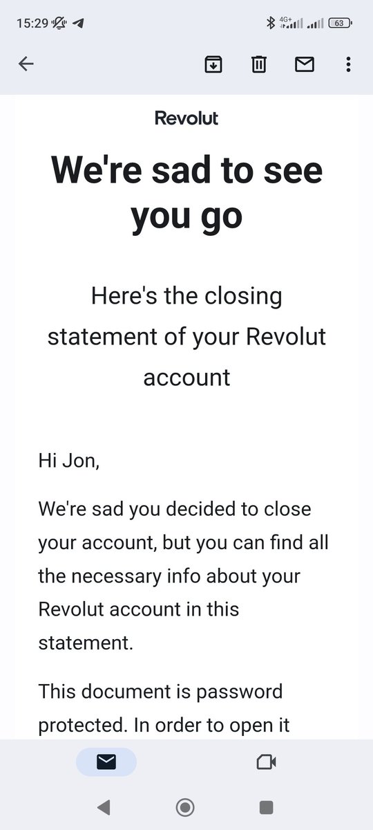jongarher's tweet photo. Hasta nunca @RevolutApp Fue un placer pero os lo habéis buscado. 5 años con un cliente que ya habéis perdido. #revolut https://t.co/12yhAVbM4A