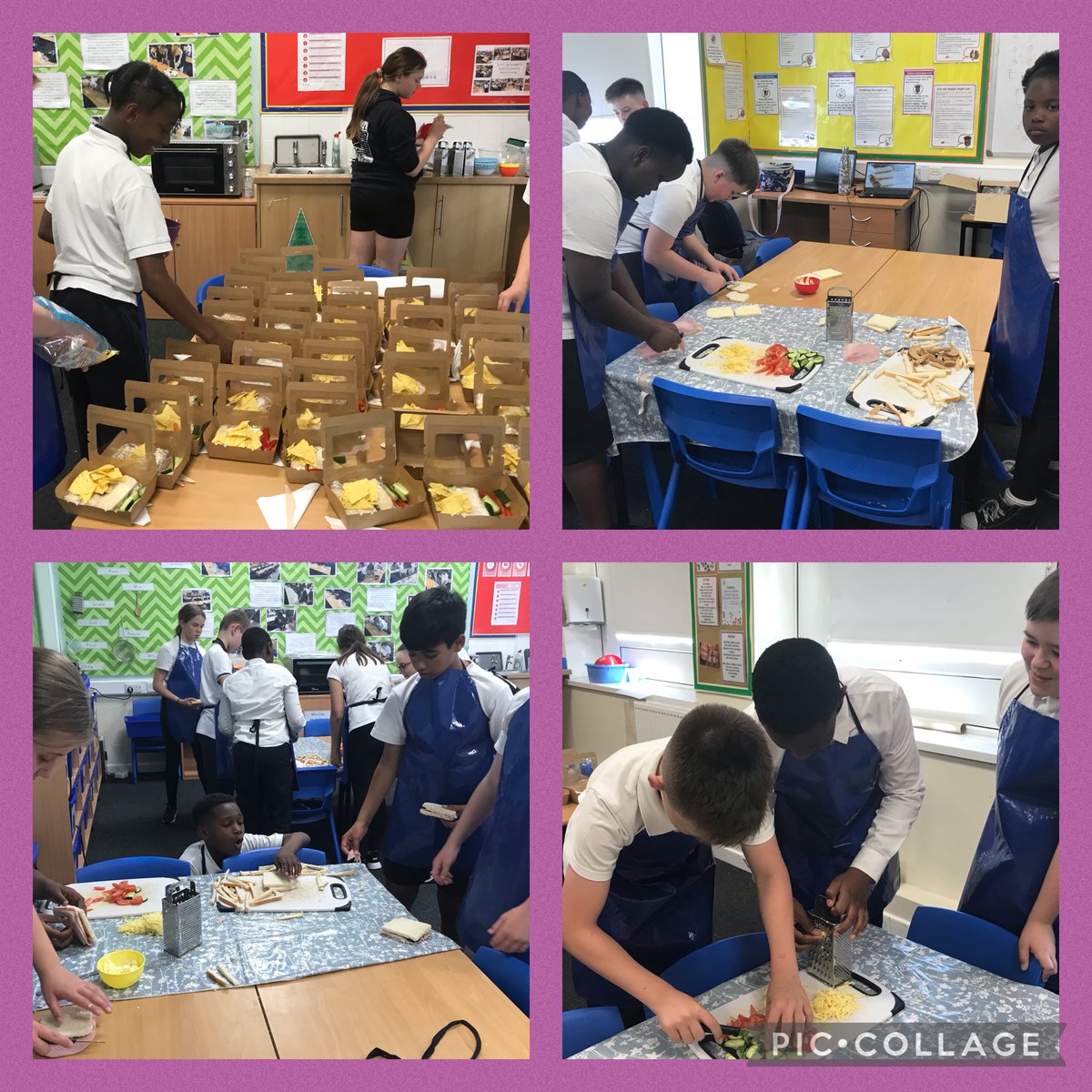 Year 6 made afternoon tea today for their parents to eat at our end of year celebration event ‘Come Dine With Me’.