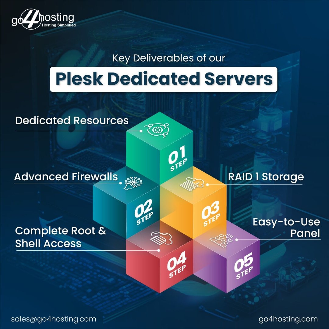 go4hosting's tweet image. Elevate your Hosting Game with Go4Hosting&apos;s Plesk Dedicated Servers! Unleash the Power of the Plesk Control Panel 
Secure, Reliable, and Lightning-fast Performance - Your Online Success Starts Here!

#dedicatedserver #advancedfirewall #hostingservice #go4hosting