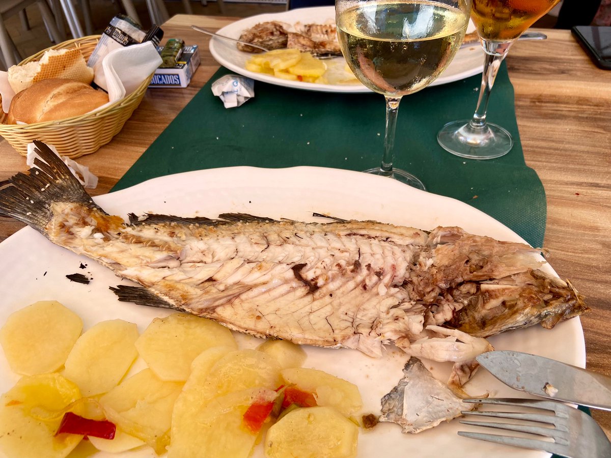 PilarGavira1's tweet photo. Moro negro (sí, se llama así, ☂️ 🎣) con un verdejo #JosePariente
Pregunta:
Os gusta q os limpien el pescao o preferís hacerlo vosotros. https://t.co/5O7FJukVHH