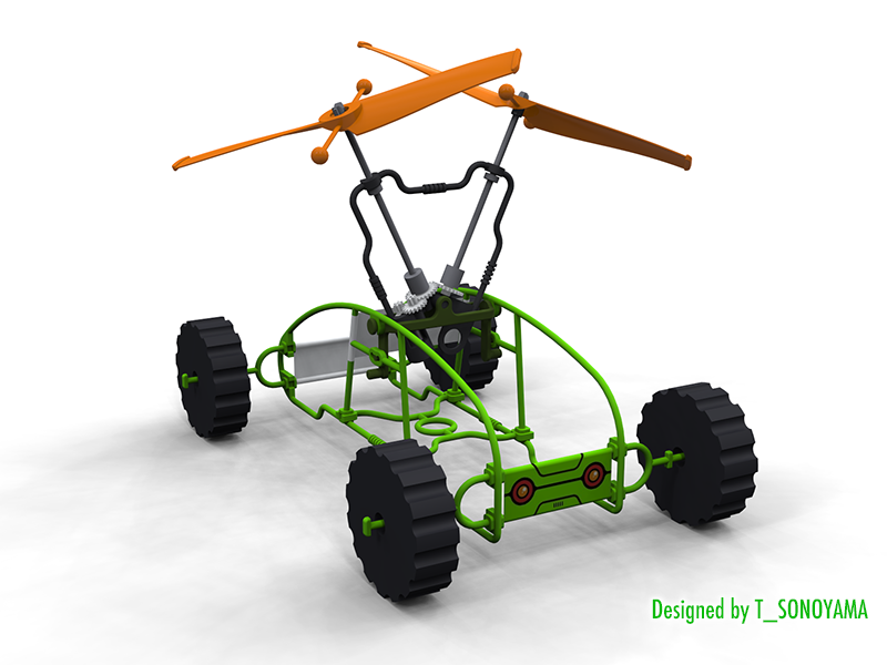 TDF_design's tweet image. 「飛ぶクルマ」for 学研の科学
Flying Car kit for &quot;GAKKEN no KAGAKU&quot;
#Design